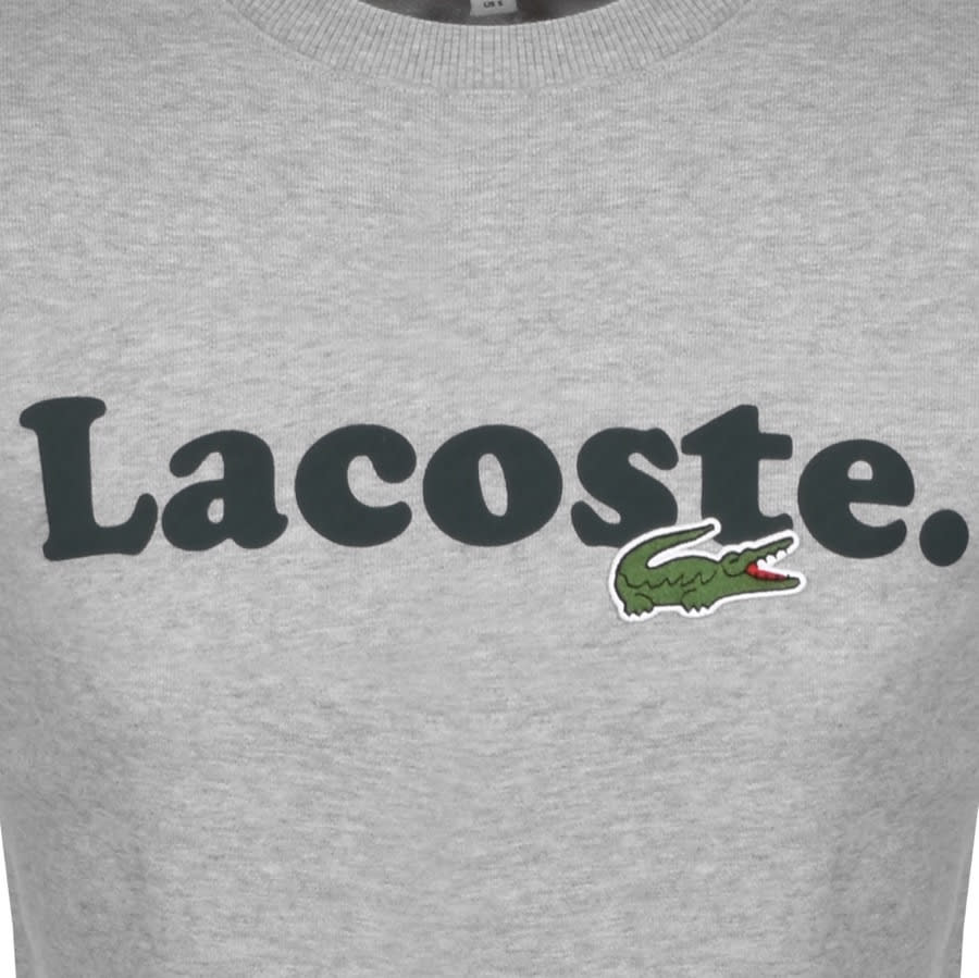 Alternative Image for ProductLacoste Large Crocodile Sweatshirt Grey3